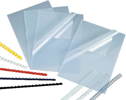 Voorblad Fellowes A3 PVC 200micron 100 stuks-1