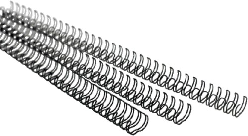 Draadrug GBC 10mm US/21rings A4 zilver 100 stuks-2