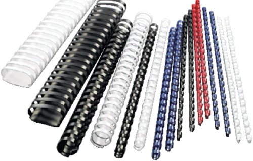 Bindrug GBC 25mm 21rings A4 zwart 50 stuks-2