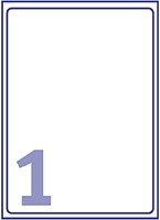 Etiket Avery L4775-20 210x297mm polyester wit 20 stuks-2