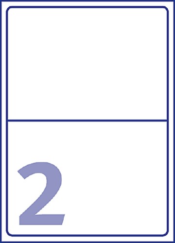 Etiket Avery J8168-25 199.6x143.5mm wit 50 etiketten-2