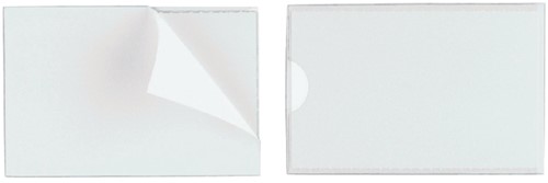 Etikethouder Durable pocketfix 57x90mm zelfklevend 10 stuks