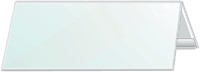 Tafelnaambord Durable 8053 105x297mm transparant