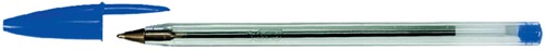 Balpen Bic Cristal, medium, blauw, doos à  90+10 gratis