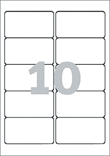 Etiket Avery L4744REV-25 96x50.8mm afneembaar wit 250 stuks-2