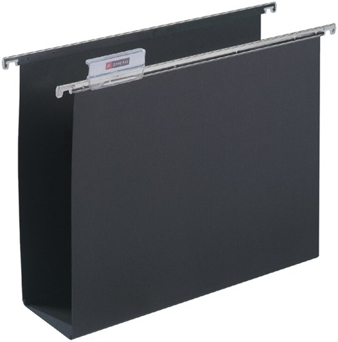Hangmap Djois Alzicht A4 frontaal U-bodem 80mm zwart