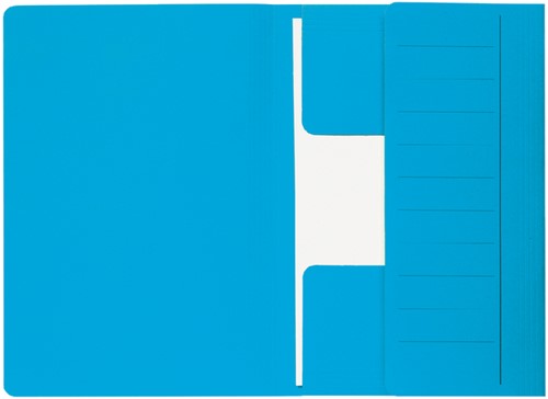 Dossiermap Djois Secolor Mammoet folio 3 kleppen 250gr recycled blauw