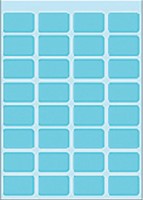 Etiket HERMA 3643 12x19mm blauw 160 stuks