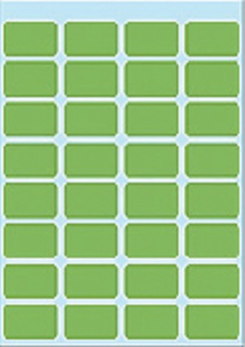 Etiket HERMA 3645 12x19mm groen 160 stuks