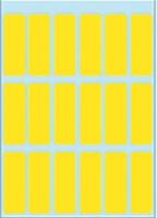 Etiket HERMA 3651 12x34mm geel 90 stuks