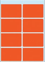 Etiket HERMA 3692 26x40mm rood 40 stuks