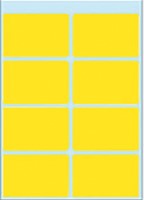 Etiket HERMA 3691 26x40mm geel 40 stuks