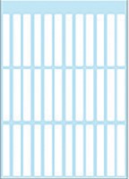 Etiket HERMA 3735 5x35mm wit 252 stuks