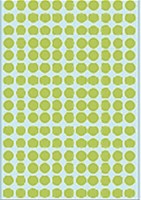 Etiket HERMA 2215 rond 8mm groen 5632 stuks-1