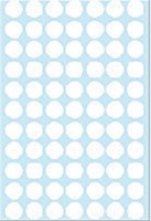 Etiket HERMA 2230 rond 13mm wit 2464 stuks-1