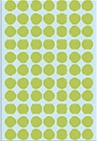 Etiket HERMA 2235 rond 13mm groen 2464 stuks-1