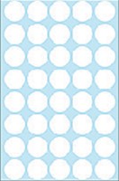 Etiket HERMA 2250 rond 19mm wit 1280 stuks-1