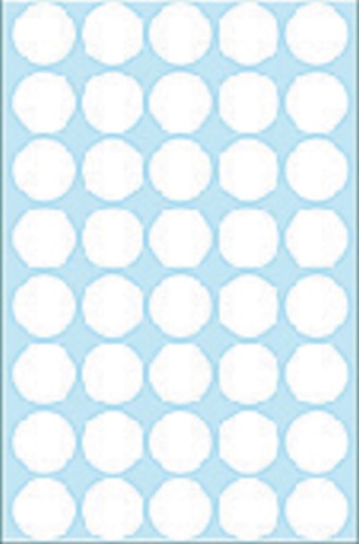 Etiket HERMA 2250 rond 19mm wit 1280stuks-1