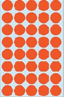 Etiket HERMA 2252 rond 19mm rood 1280 stuks-1
