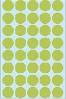 Etiket HERMA 2255 rond 19mm groen 1280stuks-1