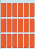 Etiket HERMA 3652 12x34mm rood 90 stuks