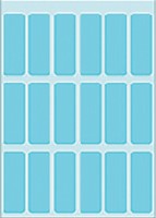 Etiket HERMA 3653 12x34mm blauw 90 stuks