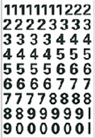 Etiket HERMA 4159 10mm getallen 0-9 zwart