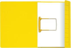 Clipmap Secolor A4 100% gerecycled karton 250gr geel verpakt per 10 stuks
