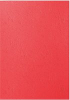 Voorblad GBC A4 lederlook rood 100 stuks