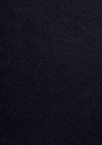 Voorblad GBC A4 lederlook zwart 100 stuks