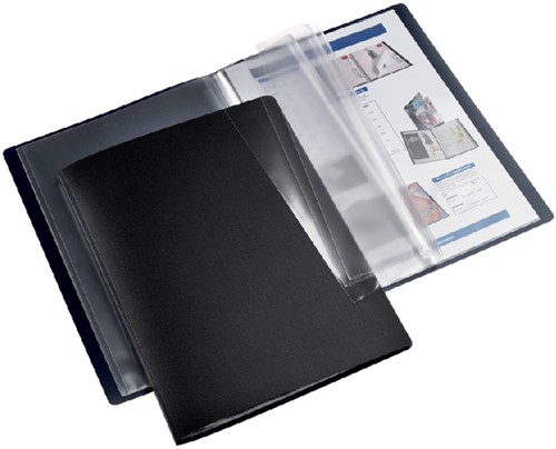 Showmap flexibel A4 30-tassen zwart