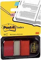Indextabs Post-it 680 25.4x43.2mm rood 50 tabs-2