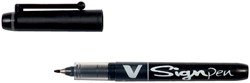 Fineliner PILOT V Signpen, fijn, zwart