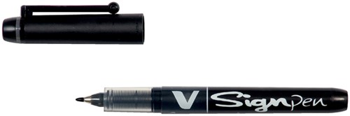 Fineliner PILOT V Signpen, fijn, zwart