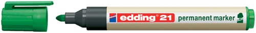 Permanent marker edding 21 Ecoline, rond, 1.5-3mm, groen
