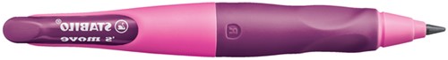 Vulpotlood STABILO Easyergo HB 3.15mm linkshandig roze/lila incl puntenslijper blister à 1 stuk-2