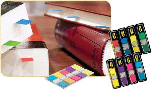 Indextabs Post-it 6834 11,9x43,1mm assorti 140 tabs-3