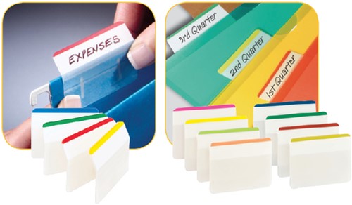 Indextabs Post-it 686A1 38x50.8mm strong gebogen assorti 24 tabs-2