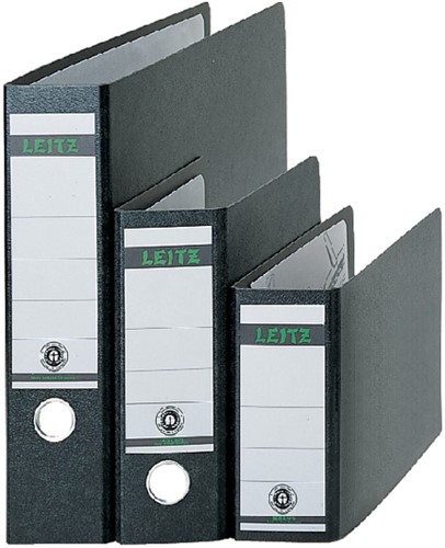 Ordner Leitz 1075 180° 77mm karton A5 recht zwart-2