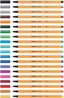 Fineliner STABILO point 88/46, fijn, zwart-1