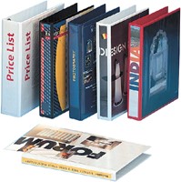 Presentatieringband Esselte panorama A4 4-rings D-mechaniek 52mm PP wit-2