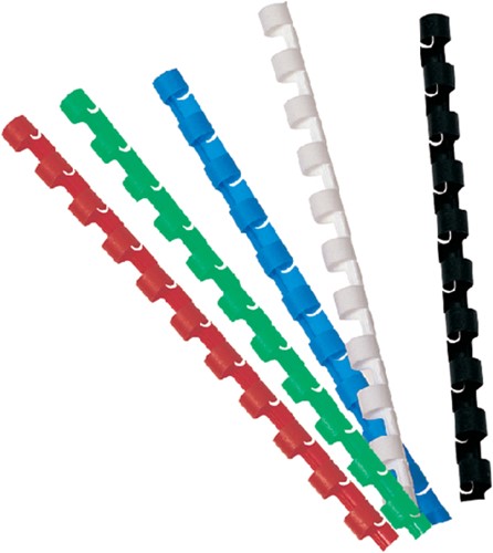 Bindrug GBC 14mm 21rings A4 blauw 100 stuks-3