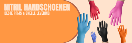 Nitril handschoenen | Kies voor kleur, de beste prijs & snelle levering! 