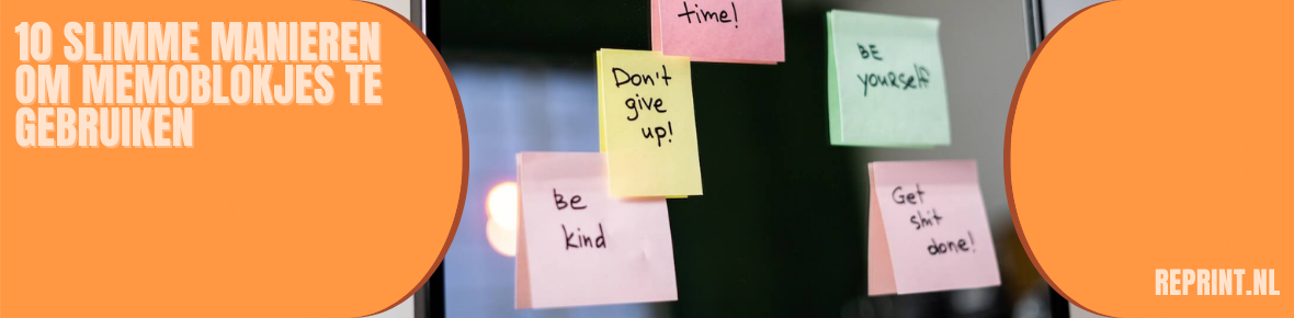 10 slimme manieren om memoblokjes te gebruiken