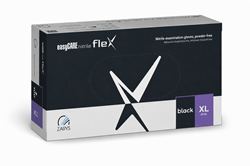Nitril handschoenen - Zwart - maat XL - 100 stuks - easyCare Flex