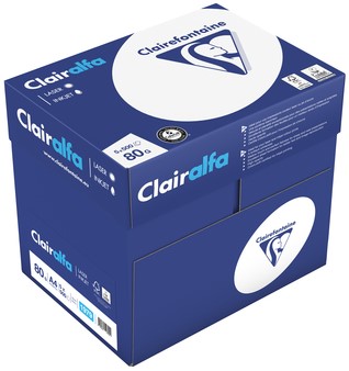 Kopieerpapier Clairalfa A4 80 gram, pallet 240 pakken-2