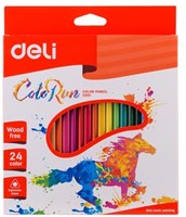 Deli ColoRun kleurpotloden - 24 kleuren