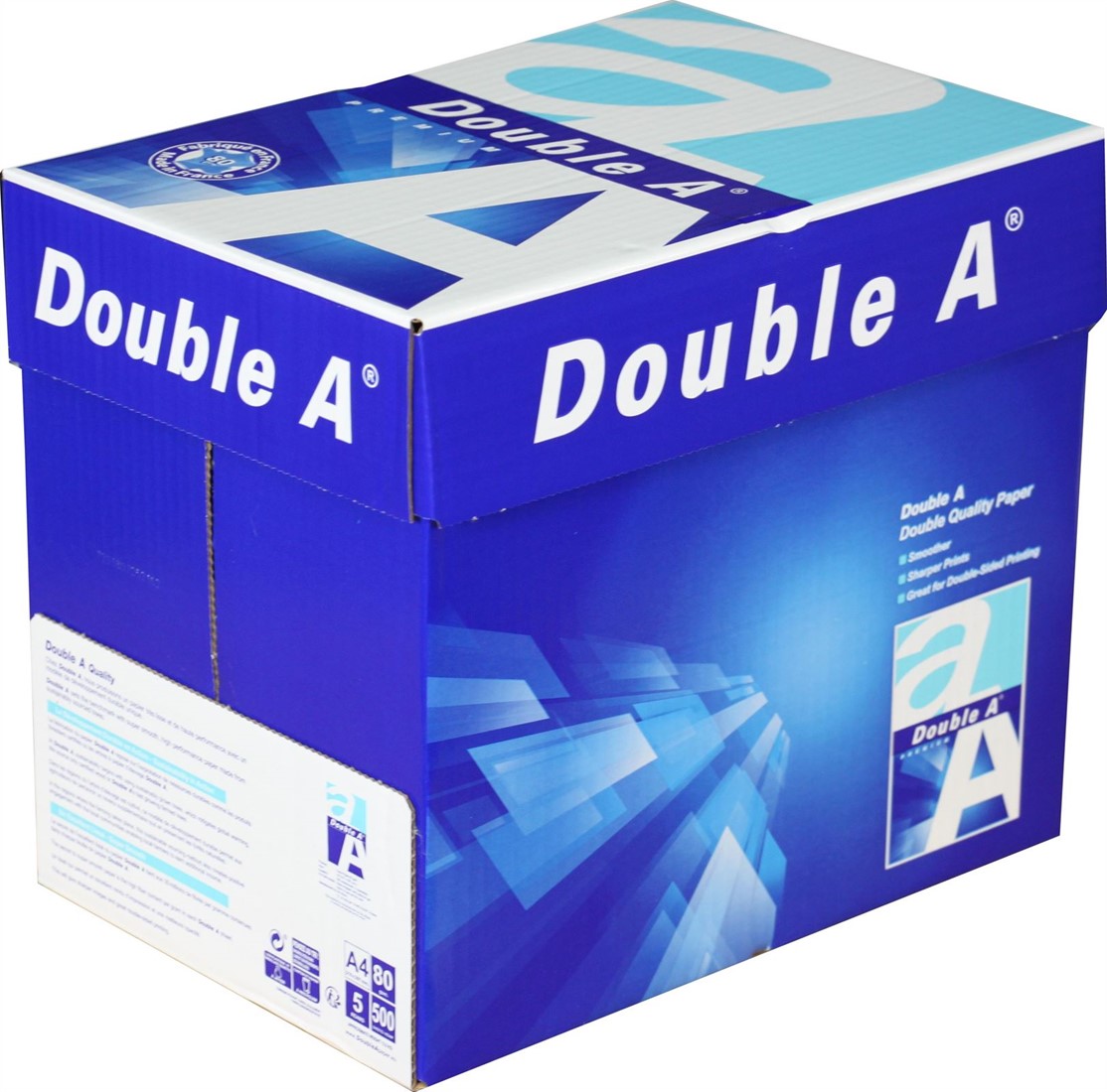 troosten Over instelling fusie Kopieerpapier Double A A4 80gram (doos à 5 pakken / 500 vel) Reprint