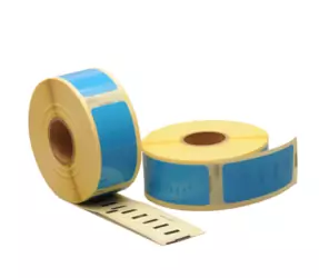 Compatible Dymo 99010 labels blauw (rol à 130 labels)