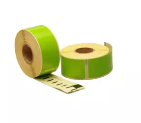 Compatible Dymo 99010 labels groen (rol à 130 labels)